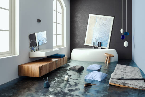Water damage restoration process in WA